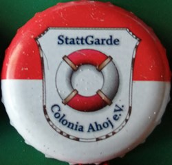 GILDEN KOLSCH rouge Blanche série karneval 2015 Stattgarde bouée Allemagne