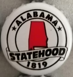 STATEHOOD-blanche-série États Us-Alabama-USA