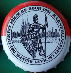 GILDEN KOLSCH rouge Blanche série karneval 2015 garde bouclier lance Allemagne