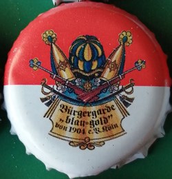GILDEN KOLSCH rouge Blanche série karneval 2015 casques fusils dorés Allemagne