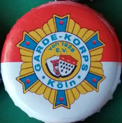 GILDEN KOLSCH rouge Blanche série karneval 2015 médaille garde korps Allemagne