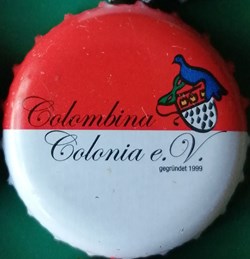 GILDEN KOLSCH rouge Blanche série karneval 2015 Colombia Colonia Allemagne