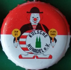 GILDEN KOLSCH rouge Blanche série karneval 2015 clown tambour Allemagne