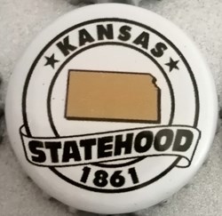 STATEHOOD-blanche-série États Us-Kansas-USA