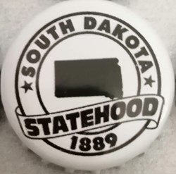 STATEHOOD-blanche-série États Us- South Dakota-USA