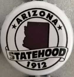 STATEHOOD-blanche-série États Us-Arizona-USA