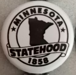 STATEHOOD-blanche-série États Us-Minnesota-USA