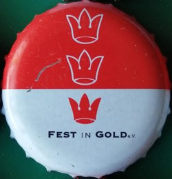 GILDEN KOLSCH rouge Blanche série karneval 2015 3couronnes Fest in gold Allemagne