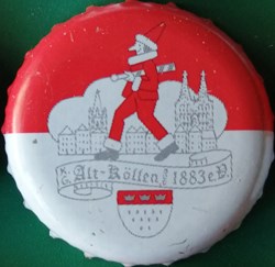 GILDEN KOLSCH rouge Blanche série karneval 2015 homme rouge bâton Allemagne