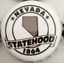 STATEHOOD-blanche-série États Us-Nevada-USA