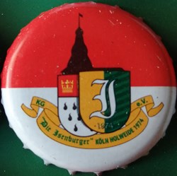 GILDEN KOLSCH rouge Blanche série karneval 2015 toit boucliers banderole Allemagne