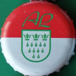 GILDEN KOLSCH rouge Blanche série karneval 2015 blazon vert AL Allemagne