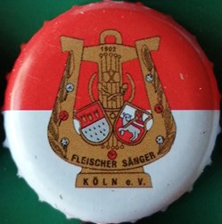GILDEN KOLSCH rouge Blanche série karneval 2015 lyre Fleischer Sanger Allemagne