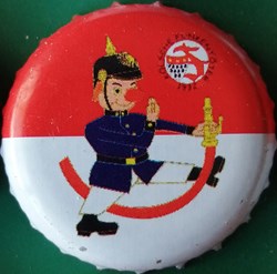 GILDEN KOLSCH rouge Blanche série karneval 2015 pompier Allemagne