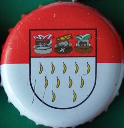 GILDEN KOLSCH rouge Blanche série karneval 2015 blazon banane singe Allemagne