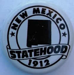 STATEHOOD-blanche-série États US-New Mexico-USA