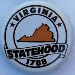 STATEHOOD-blanche-série États Us-Virginia-USA