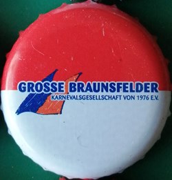 GILDEN KOLSCH rouge Blanche série karneval 2015 grosse braunsfelder Allemagne