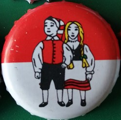 GILDEN KOLSCH rouge Blanche série karneval 2015 garçon fille Allemagne