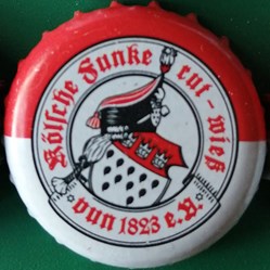 GILDEN KOLSCH rouge Blanche série karneval 2015 kolsche sunke blazon Allemagne