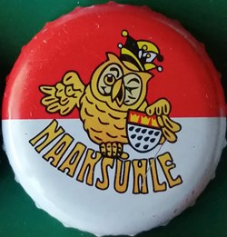 GILDEN KOLSCH rouge Blanche série karneval 2015 hibou Naaksuhle Allemagne