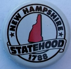 STATEHOOD-blanche-série États US-New Hampshire-USA