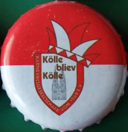 GILDEN KOLSCH rouge Blanche série karneval 2015 kolle biev bouclier Allemagne