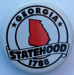 STATEHOOD-blanche-série États Us-Georgia-USA