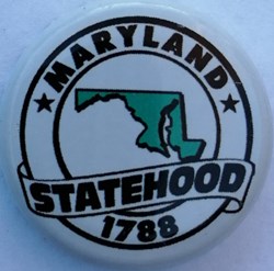 STATEHOOD-blanche-série États Us-Maryland-USA