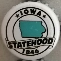 STATEHOOD-blanche-série États Us-Iowa-USA