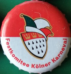 GILDEN KOLSCH rouge Blanche série karneval 2015 blazon chapeau fou Allemagne