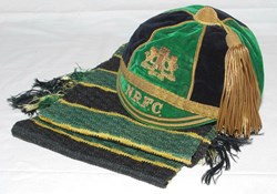 cap and scarf Northampton RFC - James William « Bob » WEBB 1926-29 - waiting for better pic!