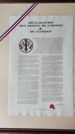 Déclaration droits de l'homme