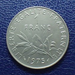 1 FRANC 1975 Semeuse en nickel dauphin