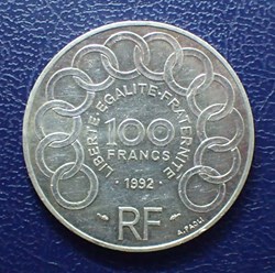 100 FRANCS 1992 Jean Monnet , Père de l'Europe