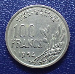 100 FRANCS 1954 B Crochet