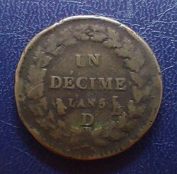 UN DECIME An 5 D Dupré type définitif