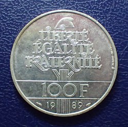 100 FRANCS 1989 Droits de l'Homme