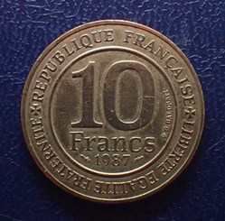 10 FRANCS Hugues Capet roi de France 987 à 996. 1987