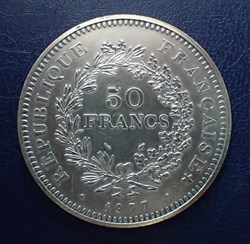 50 FRANCS 1977 Hercule