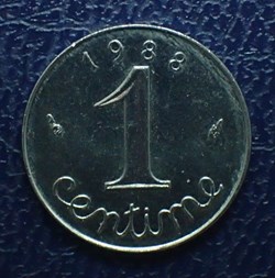 1 CENTIME Epi 1988