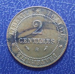 2 CENTIMES 1896 A  Cérès