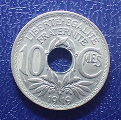 10 CENTIMES 1919 Lindauer