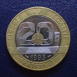 20 FRANCS Mont Saint-Michel 1993