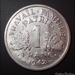 1 FRANC Bazor 1942