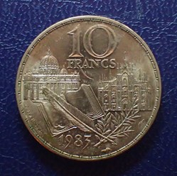 10 FRANCS Stendahal  écrivain 1983 tranche A
