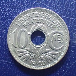 10 CENTIMES 1920 Lindauer