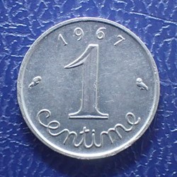 1 CENTIME Epi 1967
