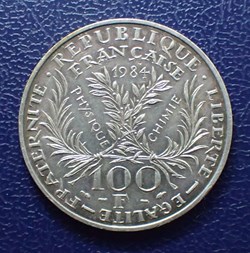 100 FRANCS 1984 Marie Curie