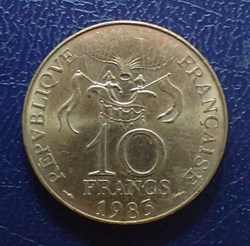 10 FRANCS Conquete de l'espace 1983 tranche B